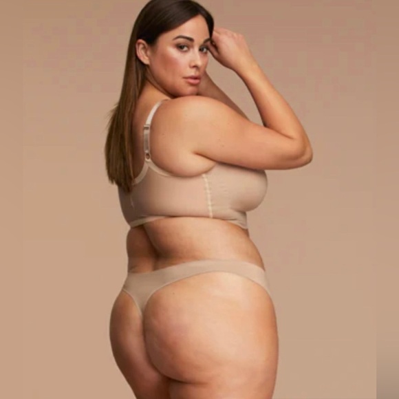 EBY Taupe Seamless Second Skin No Slip Grip Thong G-String Panties Sz 3X NWT - Picture 2 of 11